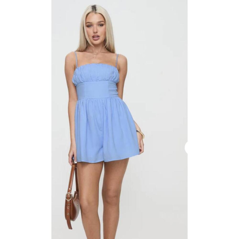 Princess Polly Girl meets world romper blue size 4